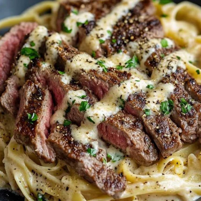 Lamb Chop Alfredo Delight