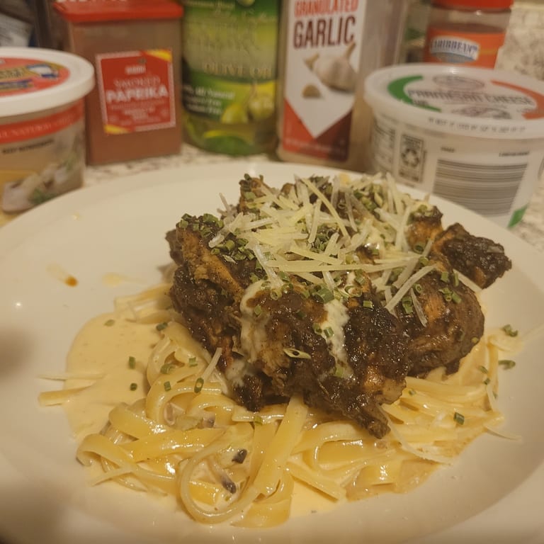 Delicious Chicken Alfredo Awaits